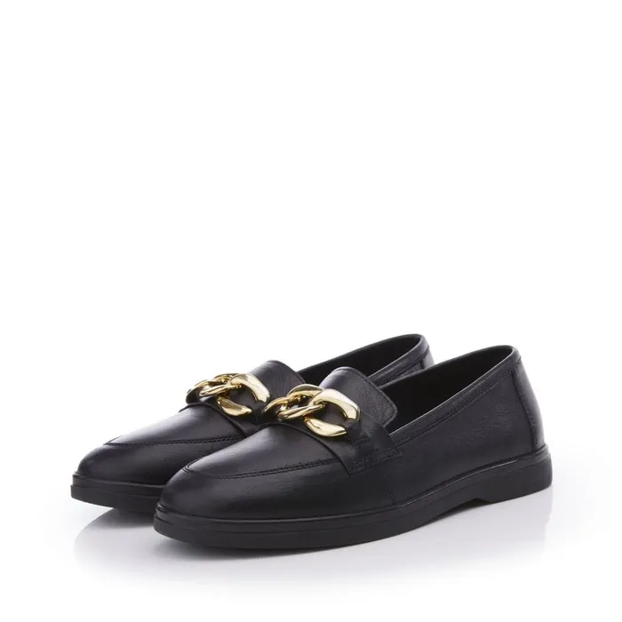 Brogues And Loafers Women Moda In Pelle Bsoleful BCassi Black Leather