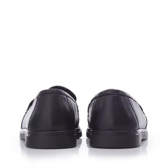 Brogues And Loafers Women Moda In Pelle Bsoleful BCassi Black Leather