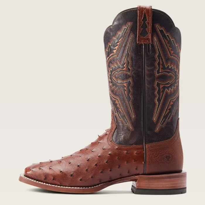 Broncy Western Boot Cinnamon Full Quill Ostrich Men Ariat Western Boots Broncy Western Boot Cinnamon Full Quill Ostrich Men Ariat Western Boots