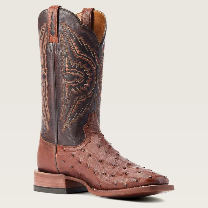 Broncy Western Boot Cinnamon Full Quill Ostrich Men Ariat Western Boots Broncy Western Boot Cinnamon Full Quill Ostrich Men Ariat Western Boots