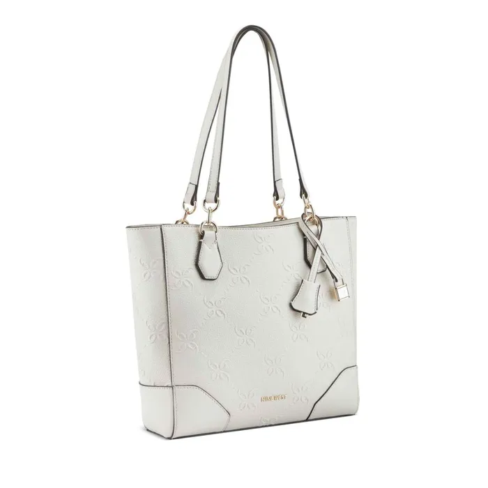 Brooklyn Small Jet Set Tote Milk Women Nine West Totes and Backpacks Brooklyn Small Jet Set Tote Milk Women Nine West Totes and Backpacks
