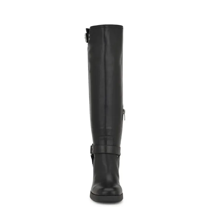 Caba Heeled Harness Boots Black Women Nine West Boots and Booties Caba Heeled Harness Boots Black Women Nine West Boots and Booties