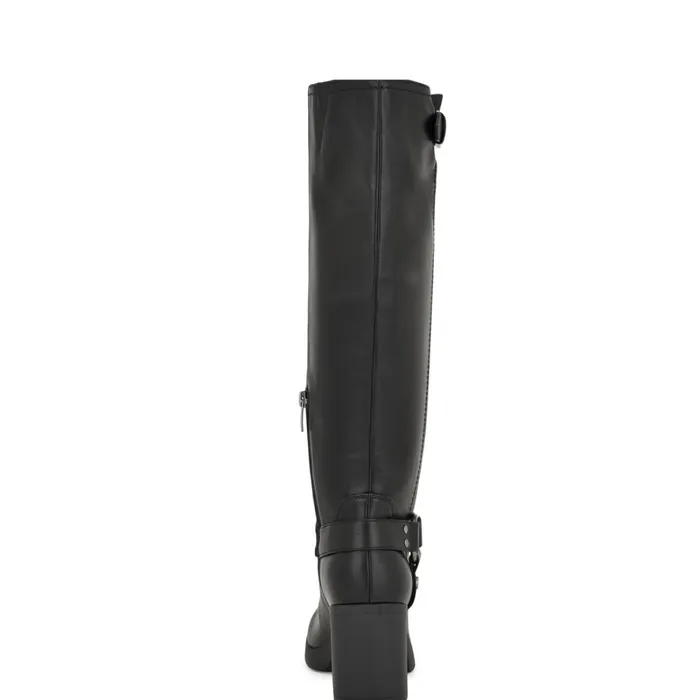 Caba Heeled Harness Boots Black Women Nine West Boots and Booties Caba Heeled Harness Boots Black Women Nine West Boots and Booties