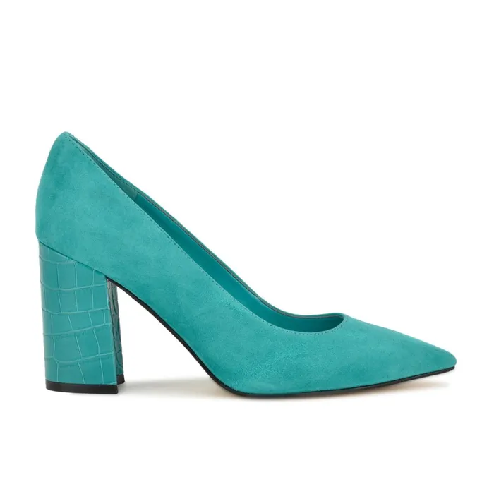 Cara Dress Pumps Medium Blue Women Nine West Pumps