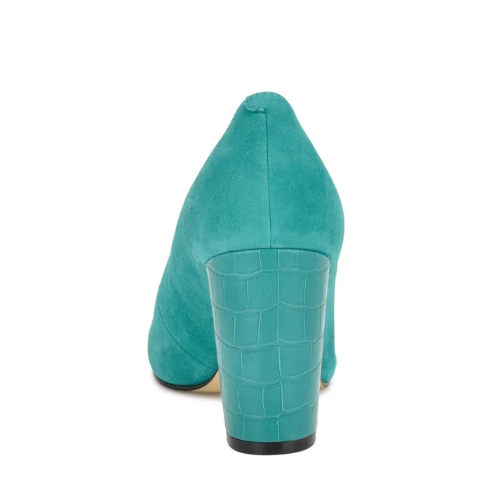 Cara Dress Pumps Medium Blue Women Nine West Pumps Cara Dress Pumps Medium Blue Women Nine West Pumps
