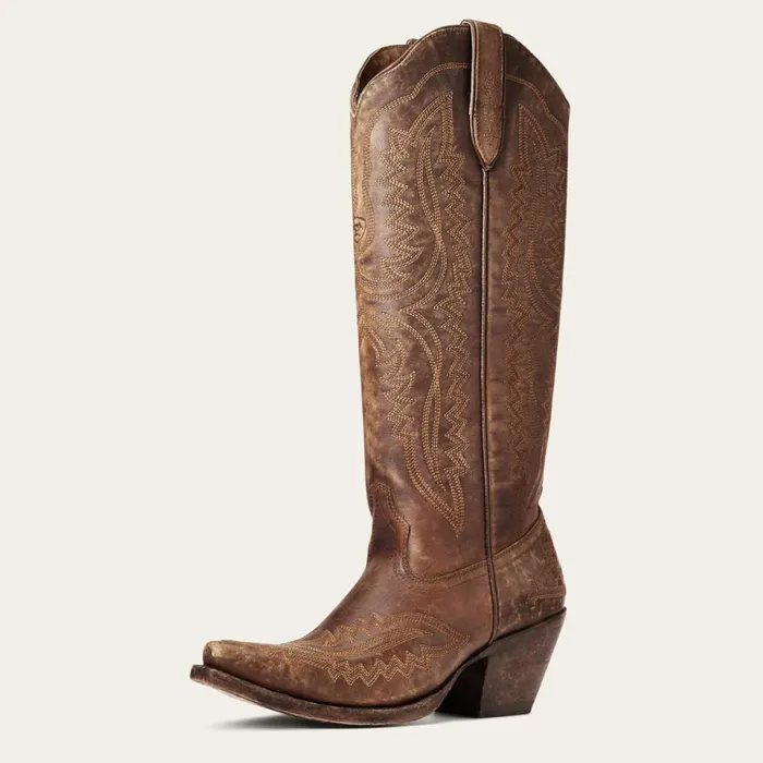 Casanova Western Boot Naturally Distressed Brown Women Ariat Western Boots