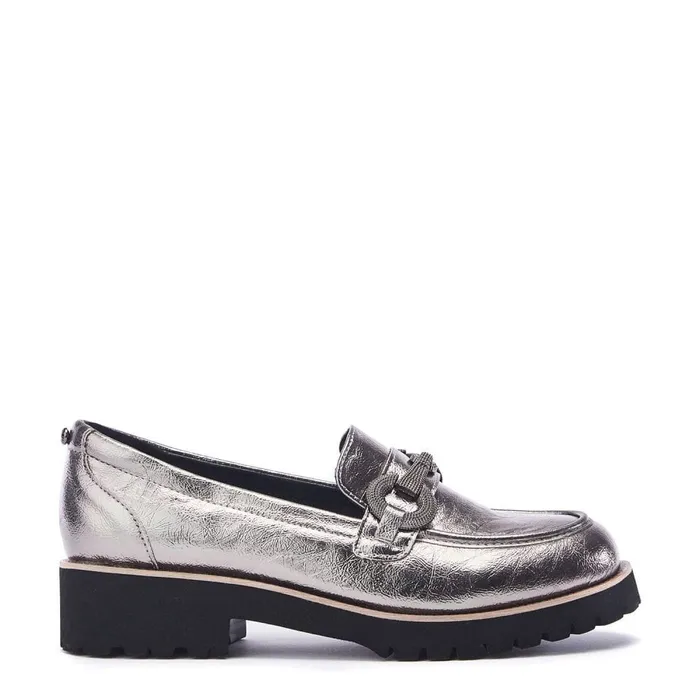 Casual Shoes Women Moda In Pelle Elizza Pewter Porvair