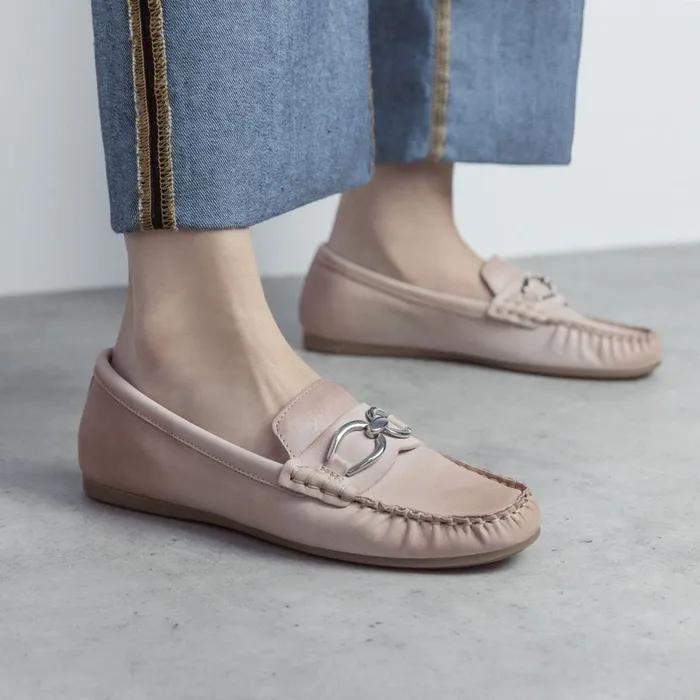 Casual Shoes Women Moda In Pelle Fabiole Cameo Leather