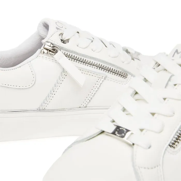 Casual Trainers Women Moda In Pelle Bacary White Porvair
