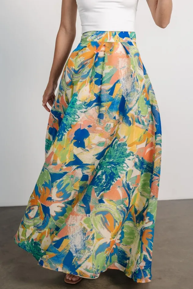 Cayman Maxi Skirt Blue Multi Women Baltic Born Skirts
