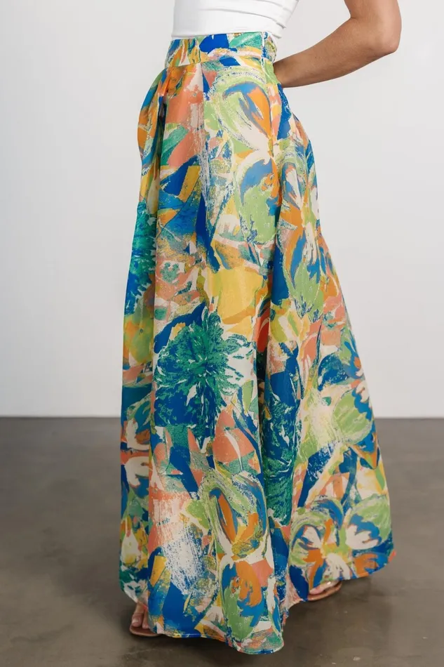Cayman Maxi Skirt Blue Multi Women Baltic Born Skirts
