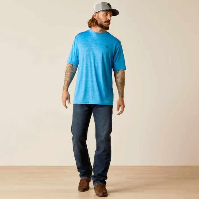 Charger Ariat SW Shield TShirt Brilliant Blue Men Ariat TShirts and Polos Charger Ariat SW Shield TShirt Brilliant Blue Men Ariat TShirts and Polos