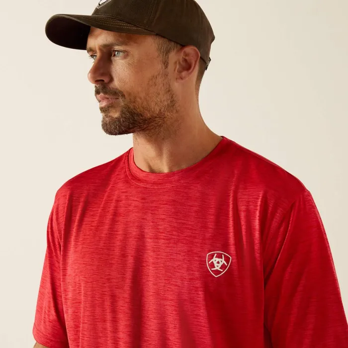 Charger Crestline TShirt Chili Pepper Men Ariat TShirts and Polos Charger Crestline TShirt Chili Pepper Men Ariat TShirts and Polos