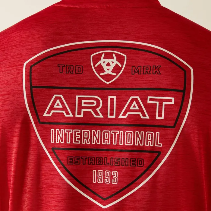 Charger Crestline TShirt Chili Pepper Men Ariat TShirts and Polos Charger Crestline TShirt Chili Pepper Men Ariat TShirts and Polos