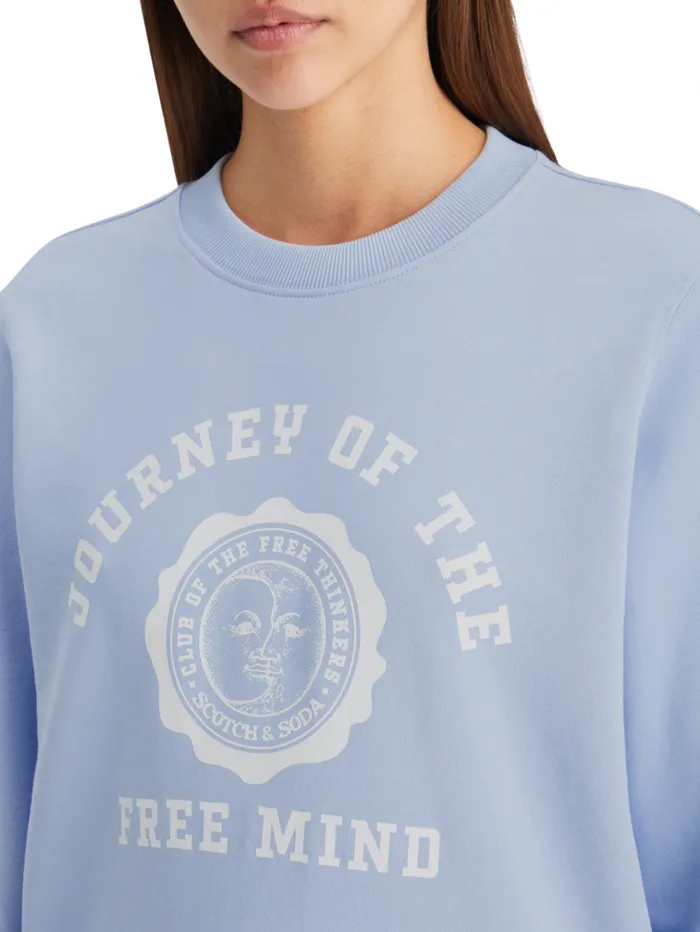 Chest Artwork Regular Fit Sweatshirt Bordeaux Women Scotch and Soda Sweatshirts and Hoodies Chest Artwork Regular Fit Sweatshirt Bordeaux Women Scotch and Soda Sweatshirts and Hoodies