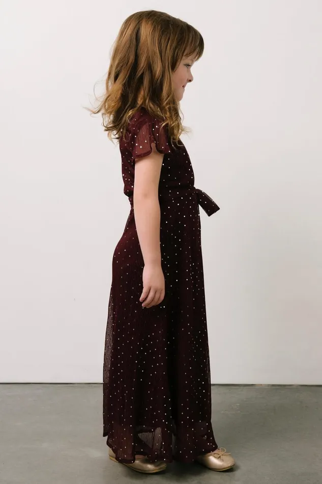Child Grace Sparkle Gown Mulberry Women Baltic Born Flower Girl Child Grace Sparkle Gown Mulberry Women Baltic Born Flower Girl