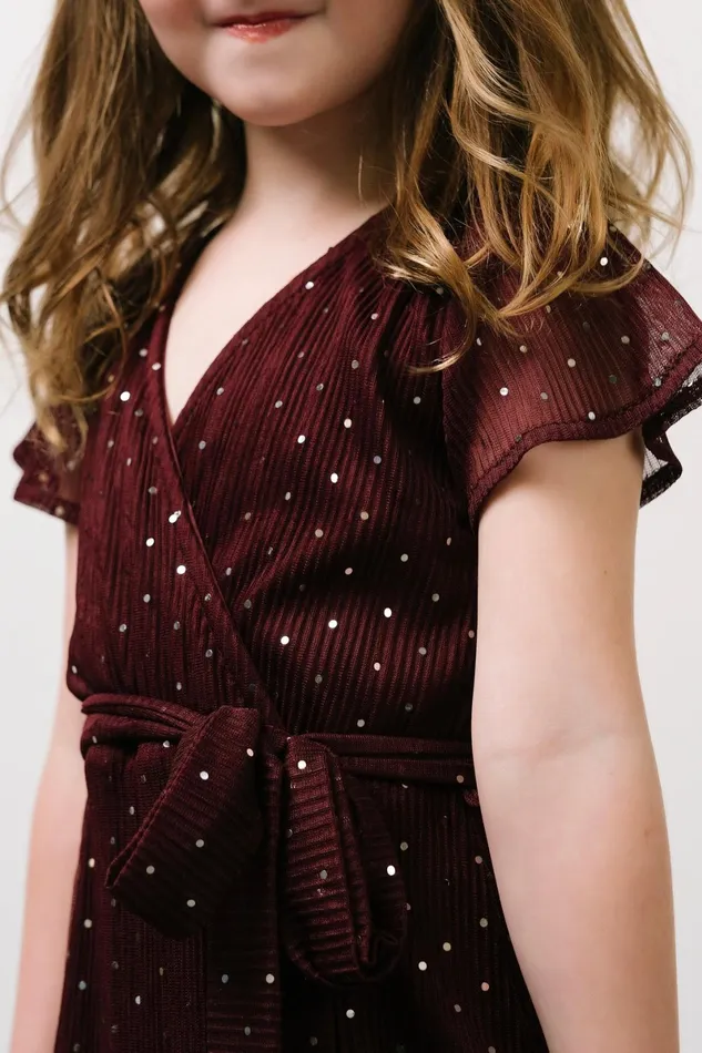 Child Grace Sparkle Gown Mulberry Women Baltic Born Flower Girl Child Grace Sparkle Gown Mulberry Women Baltic Born Flower Girl