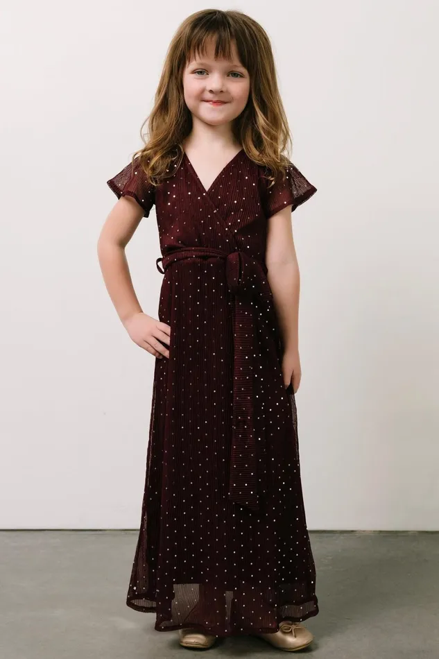 Child Grace Sparkle Gown Mulberry Women Baltic Born Flower Girl Child Grace Sparkle Gown Mulberry Women Baltic Born Flower Girl