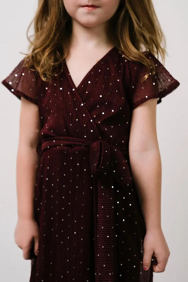 Child Grace Sparkle Gown Mulberry Women Baltic Born Flower Girl Child Grace Sparkle Gown Mulberry Women Baltic Born Flower Girl