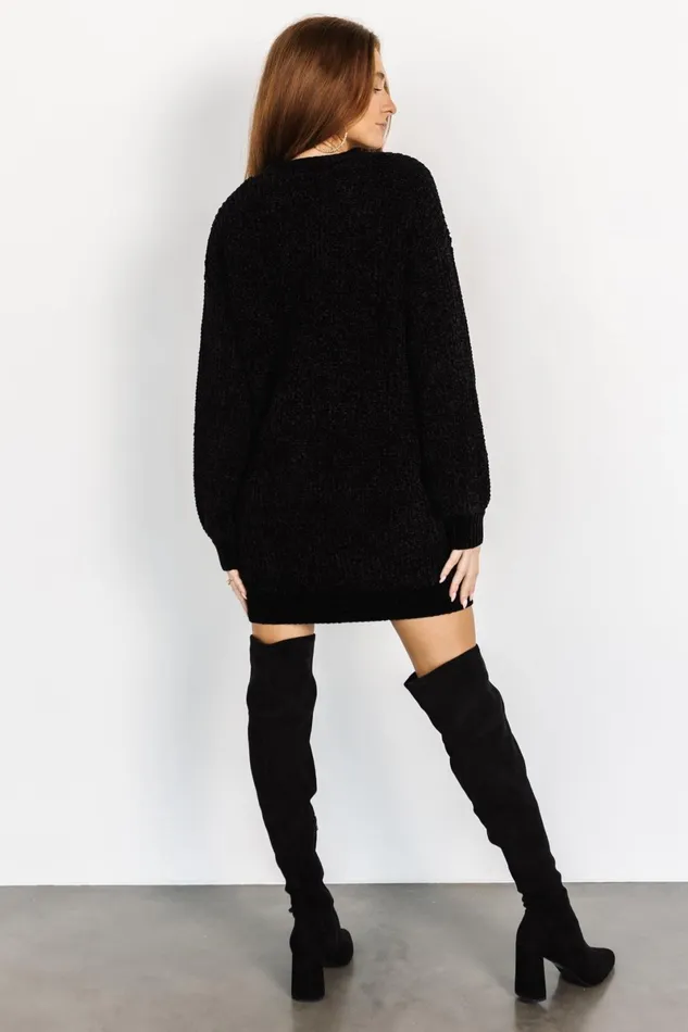 Christa Sweater Dress Black Women Baltic Born Sweaters Christa Sweater Dress Black Women Baltic Born Sweaters