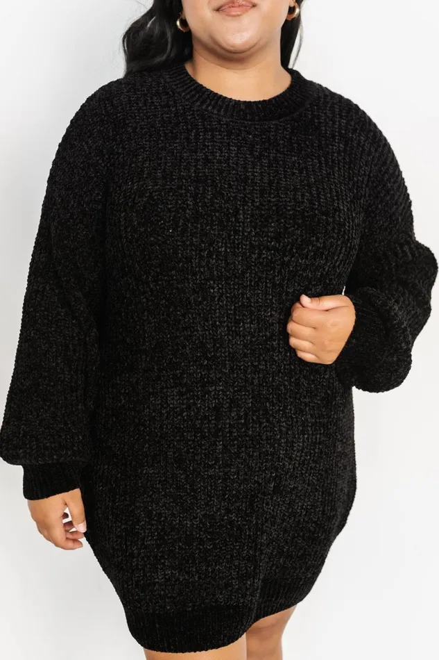 Christa Sweater Dress Black Women Baltic Born Sweaters Christa Sweater Dress Black Women Baltic Born Sweaters