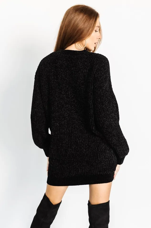 Christa Sweater Dress Black Women Baltic Born Sweaters Christa Sweater Dress Black Women Baltic Born Sweaters