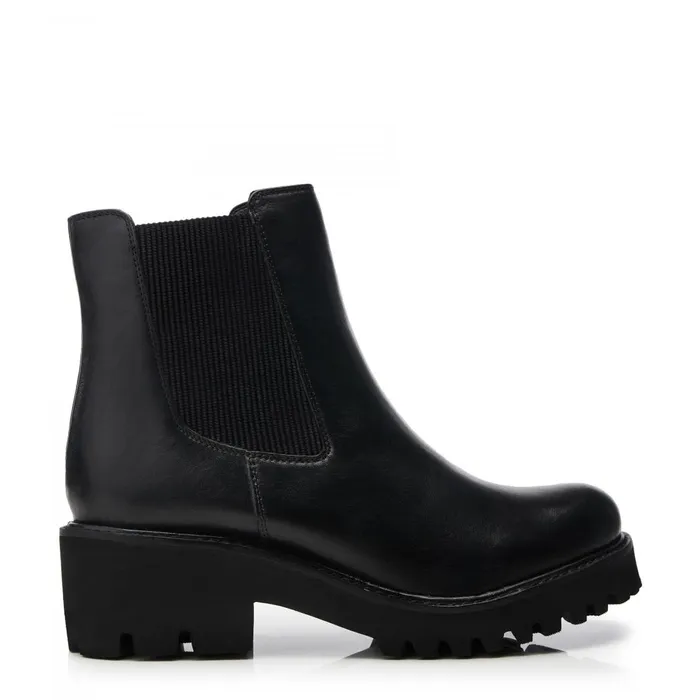 Chunky Boots Women Moda In Pelle Bsoleful BRylee Black Leather