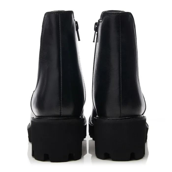Chunky Boots Women Moda In Pelle Bsoleful BRylee Black Leather
