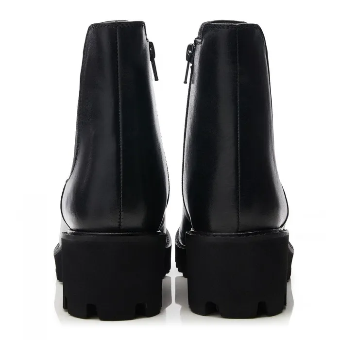 Chunky Boots Women Moda In Pelle Bsoleful BRylee Black Leather