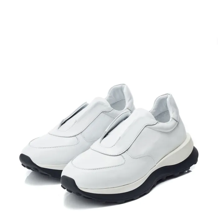 Chunky Trainers Women Moda In Pelle Bsoleful BBristol White Leather