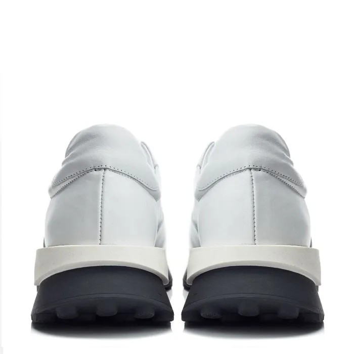 Chunky Trainers Women Moda In Pelle Bsoleful BBristol White Leather