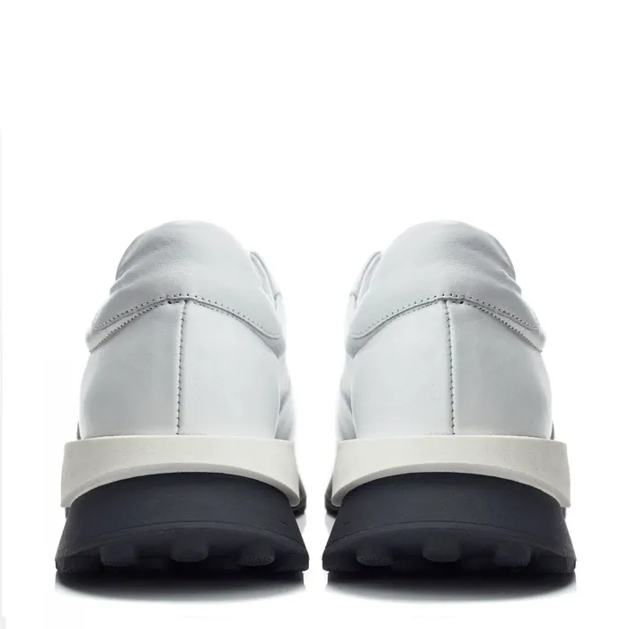 Chunky Trainers Women Moda In Pelle Bsoleful BBristol White Leather