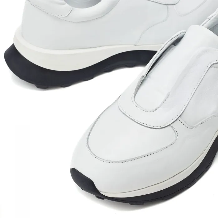 Chunky Trainers Women Moda In Pelle Bsoleful BBristol White Leather