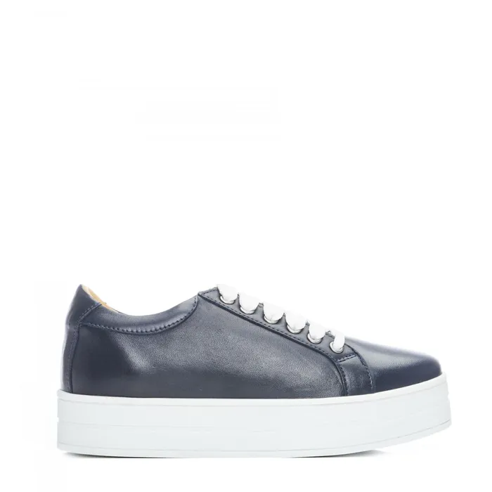 Chunky Trainers Women Moda In Pelle Bsoleful BKendall Navy Leather