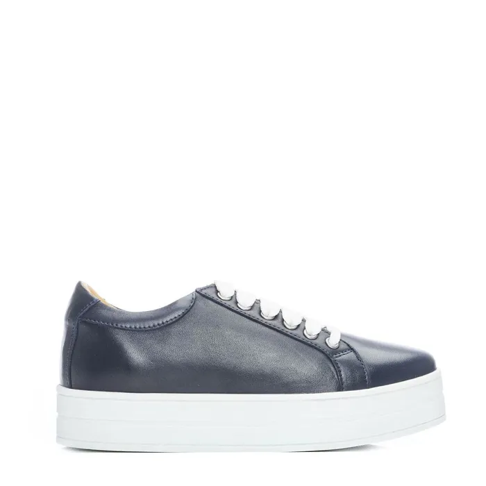 Chunky Trainers Women Moda In Pelle Bsoleful BKendall Navy Leather