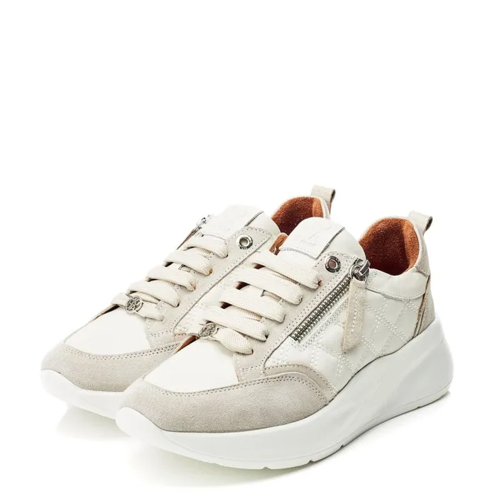 Chunky Trainers Women Moda In Pelle Courtlyn Off White Leather
