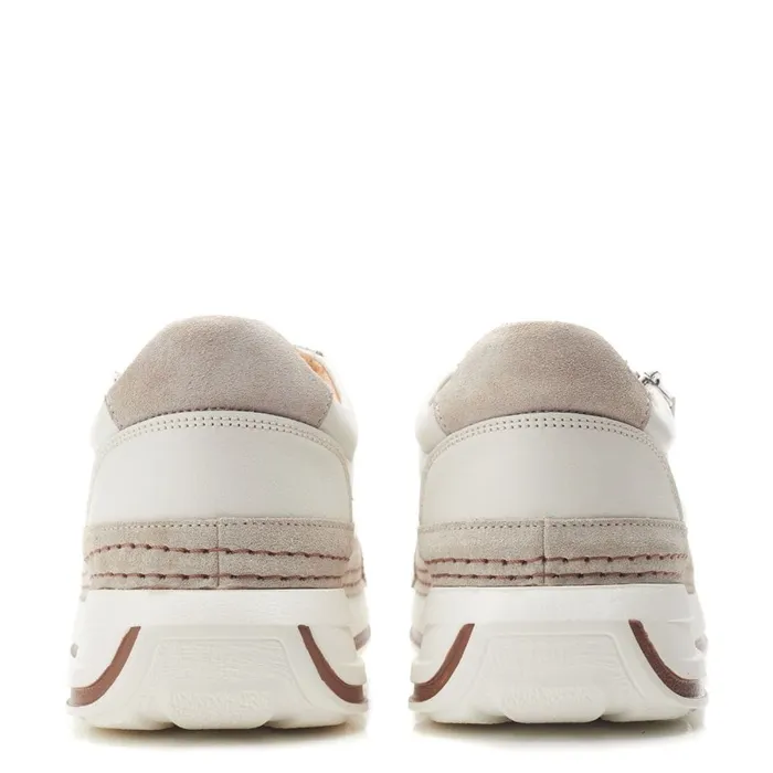 Chunky Trainers Women Moda In Pelle Shoon Sh Dowlish Off White Leather