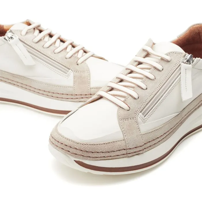 Chunky Trainers Women Moda In Pelle Shoon Sh Dowlish Off White Leather