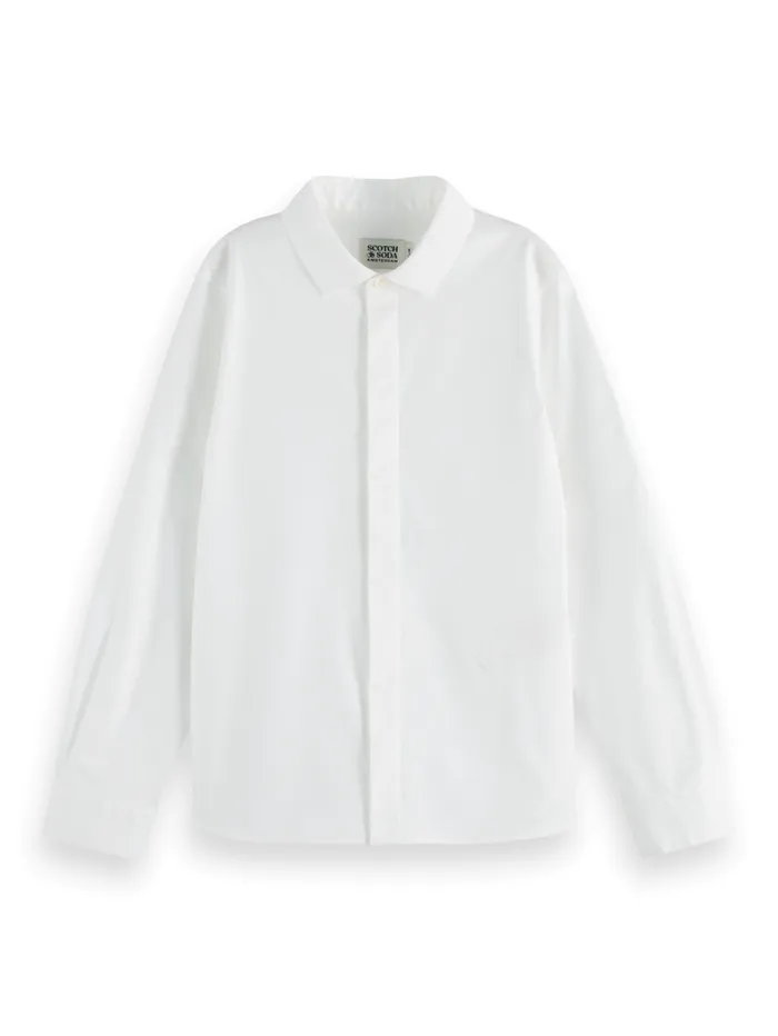 CLASSIC DRESSED SHIRT Off White Kids Scotch and Soda Shirts