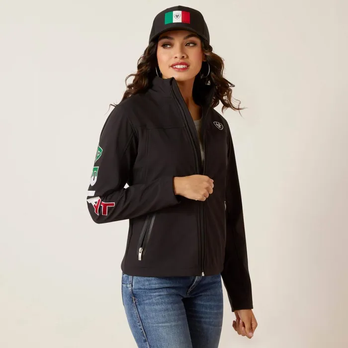 Classic Team Softshell MEXICO Jacket Black Women Ariat Jackets and Vests