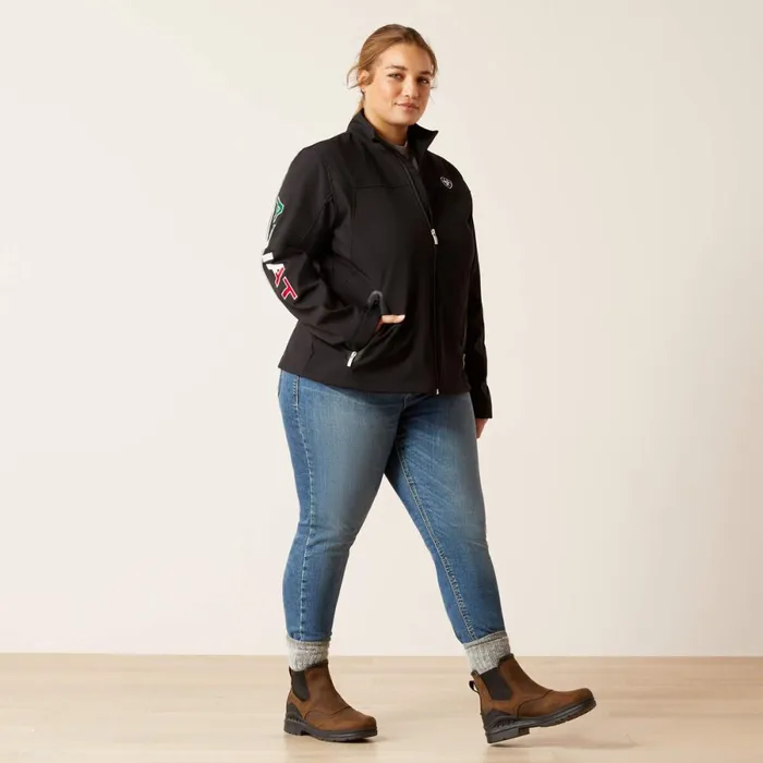 Classic Team Softshell MEXICO Jacket Black Women Ariat Jackets and Vests