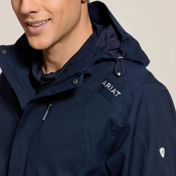 Coastal Waterproof Jacket Navy Men Ariat Jackets and Vests Coastal Waterproof Jacket Navy Men Ariat Jackets and Vests