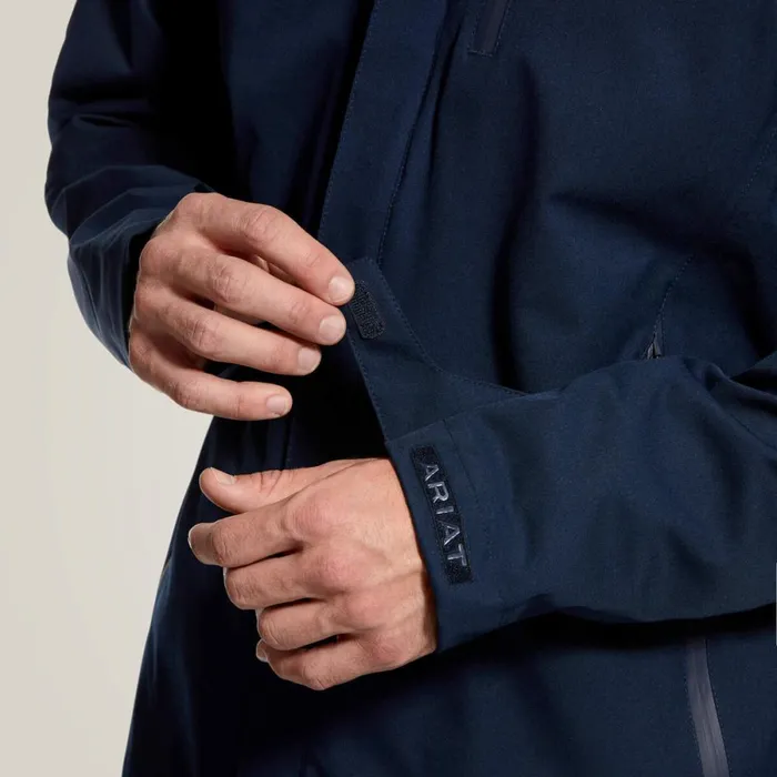 Coastal Waterproof Jacket Navy Men Ariat Jackets and Vests Coastal Waterproof Jacket Navy Men Ariat Jackets and Vests