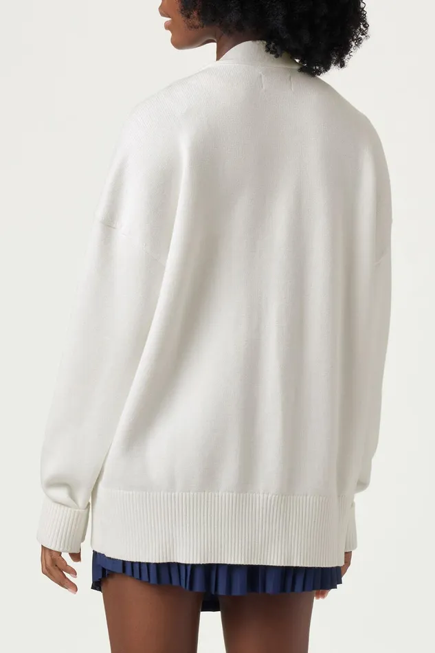 Coats and Jackets Women Fila Baseline Cardigan 100 White