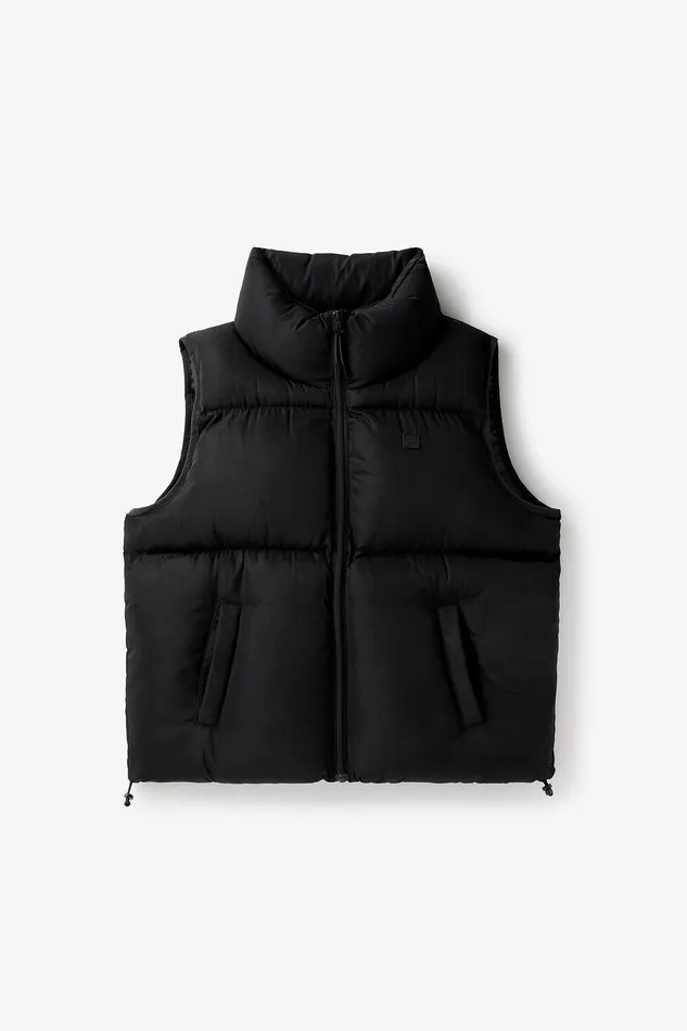 Coats and Jackets Women Fila Ski Vacation Puffer Vest 001 Black