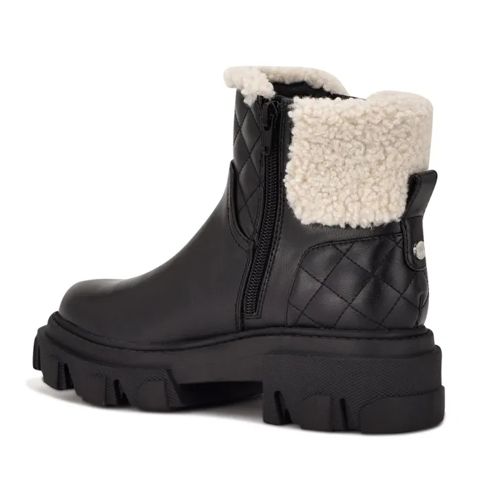 Colbee Lug Sole Booties Black Women Nine West Boots and Booties Colbee Lug Sole Booties Black Women Nine West Boots and Booties