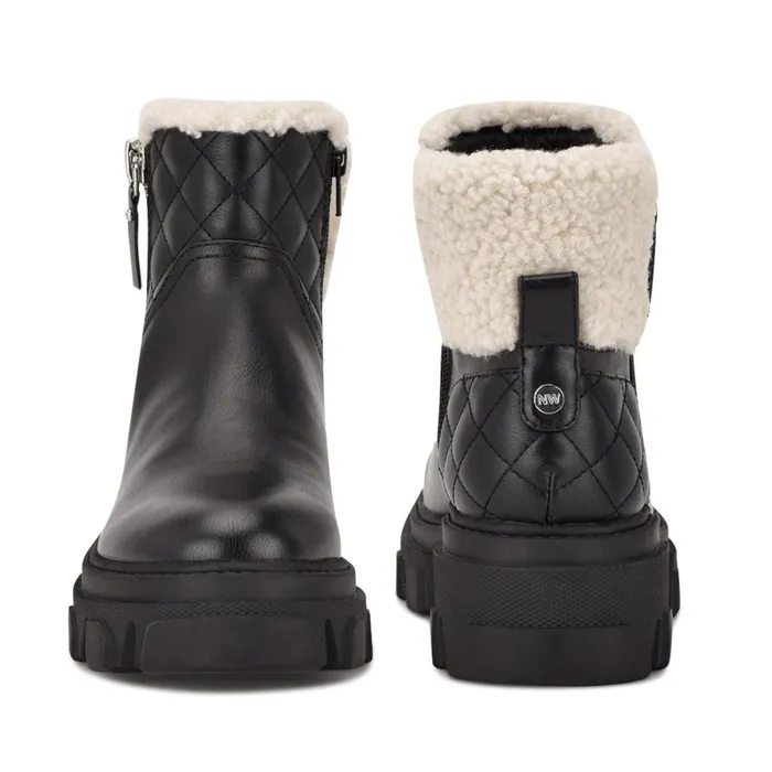 Colbee Lug Sole Booties Black Women Nine West Boots and Booties Colbee Lug Sole Booties Black Women Nine West Boots and Booties