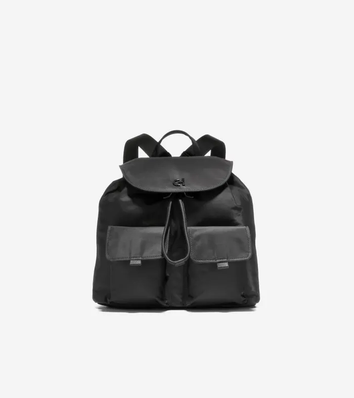 Cole Haan Bags and Backpacks Women Women039s Nylon Flap Backpack Black