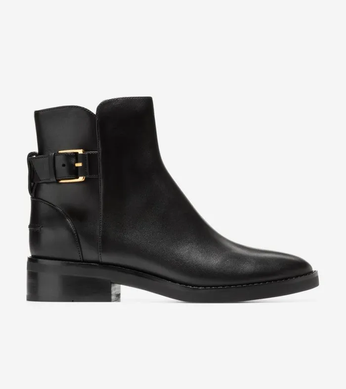 Cole Haan Boots and Booties Women Women039s Hampshire Buckle Bootie Black