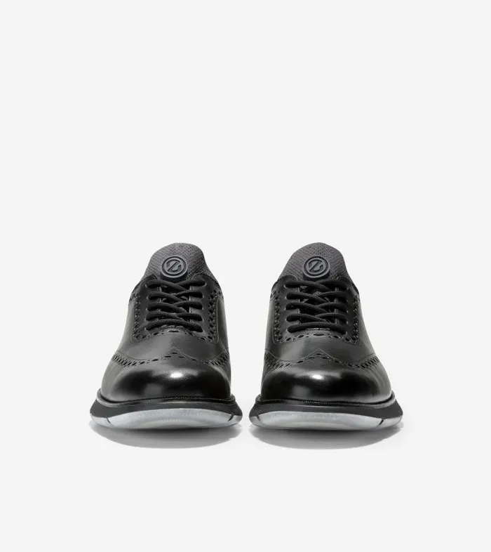 Cole Haan Dress Shoes Men Men039s 4ZERGRAND Wingtip Oxford Black